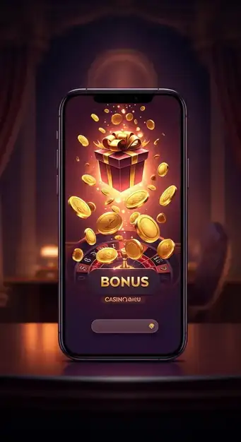 Golden Crown Casino's prominent visual display of the A$10,000 welcome bonus, detailing its four-deposit structure and free spins.